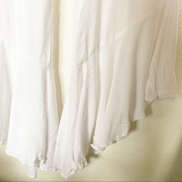 Honey Belle Ruffle Hem Open Back Jumpsuit Size Small - Picture 5 of 10